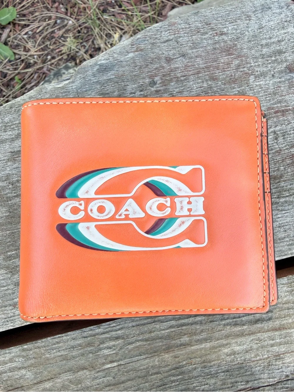 Vintage-Style Coach Wallet